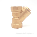 Brass Y type check valve